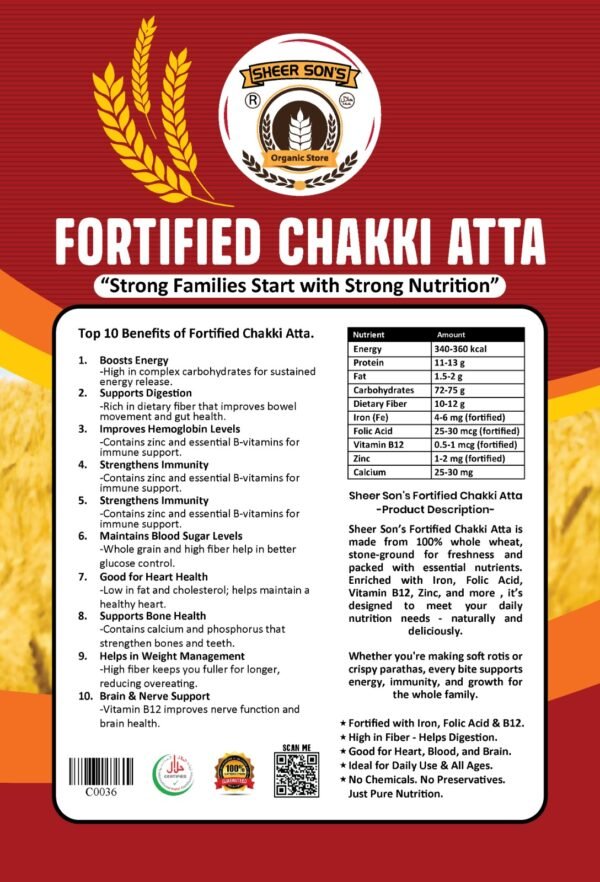 Chakki Atta 5kg - Image 2