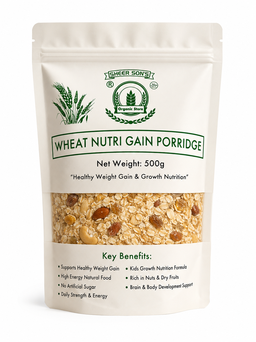 Wheat Nutri Gain Porridge | Healthy Wheat Nutrition | Sheer Son's