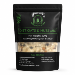Diet Oats & Nuts Mix | Healthy High-Fiber Breakfast | Sheer Son's